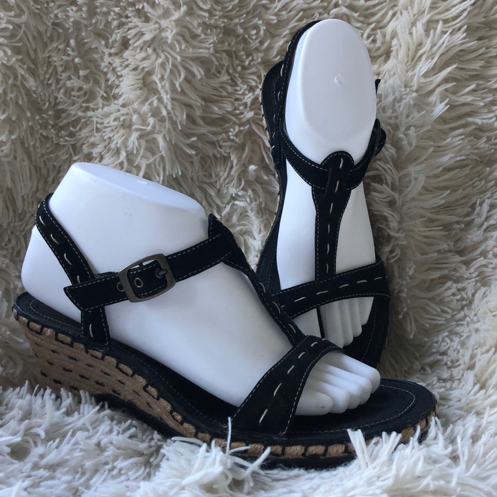 Indigo by Clarks Wedge Suede Sandals